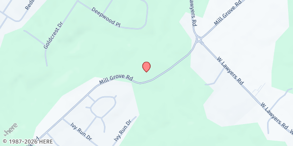 Map showing Common Heart @ Millgrove UMC at 7311 Mill Grove Rd., Indian Trail, NC