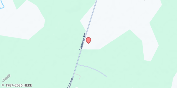 Map showing Royal Chapel MBC at 7660 Ivanhoe Rd., Ivanhoe, NC