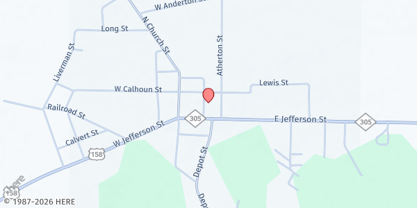 Map showing Mobile Food Pantry - Jackson - Food Distribution Center at 6 Thomas Bragg Dr, Jackson, NC