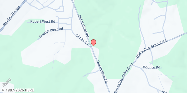 Map showing Project RE3 Hope Center at 3801 Old Hollow Rd, Kernersville, NC