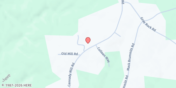 Map showing Pettiford Grove Baptist Church at 3579 Cannady Mill Rd., Kittrell, NC