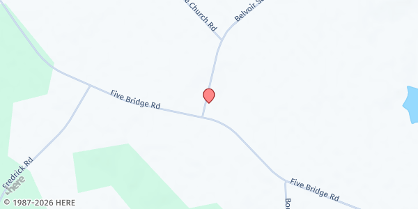 Map showing Bread of Life-Clinton, Inc. at 1753 Belvior School Rd., Kitty Fork, NC