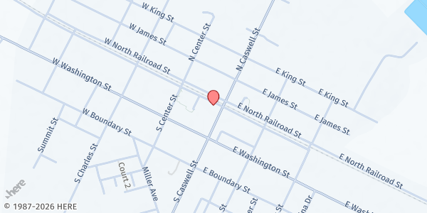 Map showing You Need Help Ministry at 109 W. Rail Road Rd., La Grange, NC