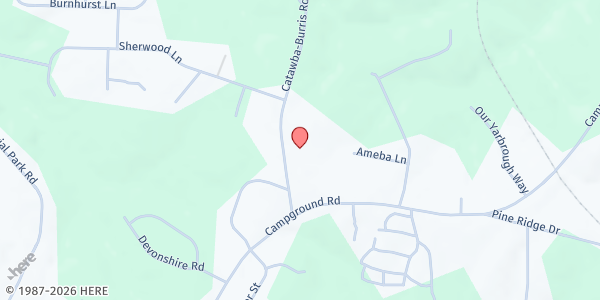 Map showing East Lincoln Christian Ministry at 4278 Catawba Burris Rd., Lake Norman Of Catawba, NC