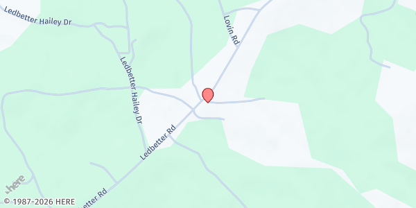 Map showing Mt. Zion UCC/Rockingham at 986 Ledbetter Rd., Ledbetter, NC