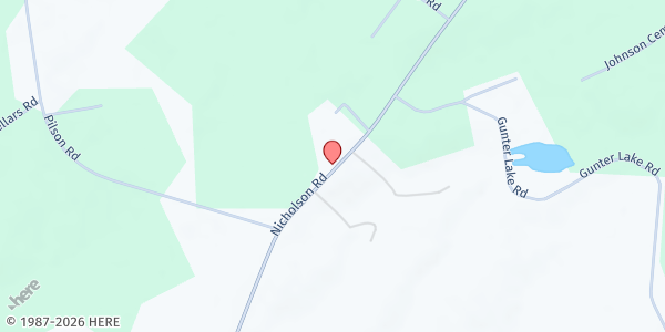 Map showing Beaver Creek Church at 2280 Nicholson Rd., Lemon Springs, NC