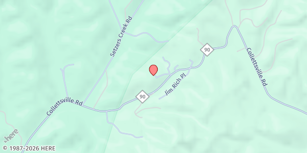 Map showing Mountain View Baptist Food Pantry at 2820 Lum Davis Lane, Lenoir, NC