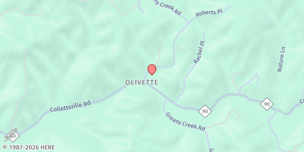 Map showing Mt Olivet United Methodist Church at 3282 Collettsville Rd, Lenoir, NC