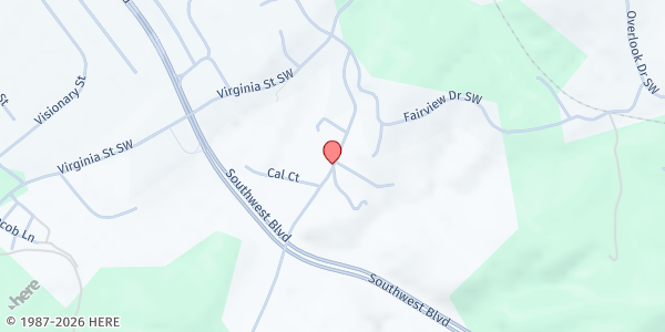 Map showing Storehouse Daily Bread Ministry at 2075 Morganton Blvd. SW., Lenoir, NC