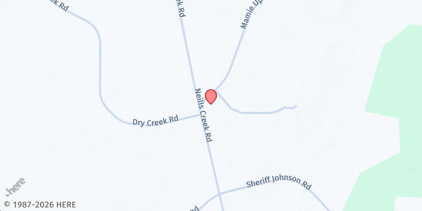 Map showing Pleasant Union Christian Church at 2164 Neills Creek Rd., Lillington, NC