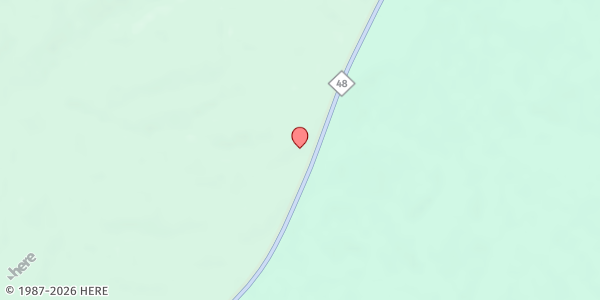 Map showing Bear Swamp Baptist Church at 16670 Hwy. 48, Littleton, NC