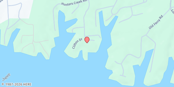 Map showing Lake Gaston Baptist Church at 2378 Eaton's Ferry Rd., Littleton, NC