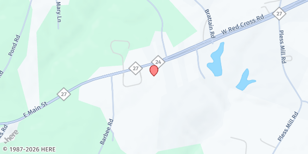 Map showing Providence Church at 12474 NC-24 #27, Locust, NC