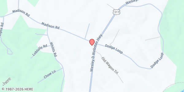 Map showing Grace Baptist Church - Madison at 3097 US Hwy. 311, Madison, NC