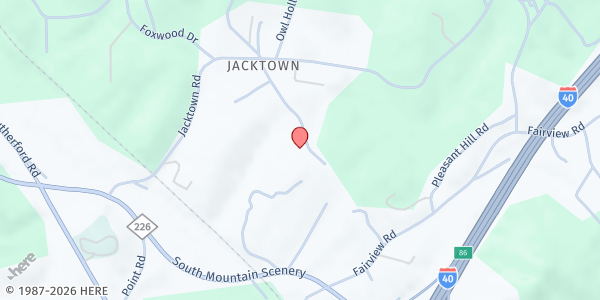 Map showing Jacktown - Parkers Chapel at 220 Parkers Chapel Rd, Marion, NC