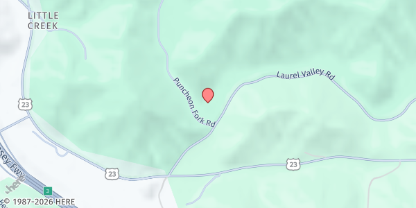 Map showing Ebbs Chapel Community Center at 281 Laurel Valley Rd., Mars Hill, NC