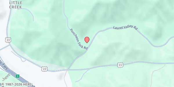 Map showing Ebbs Chapel Food Pantry - Bright Hope Laurel UMC at 271 LAUREL VALLEY ROAD, Mars Hill, NC