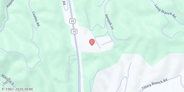 Map showing Madison County Fairgrounds at 330 Carolina Ln, Marshall, NC