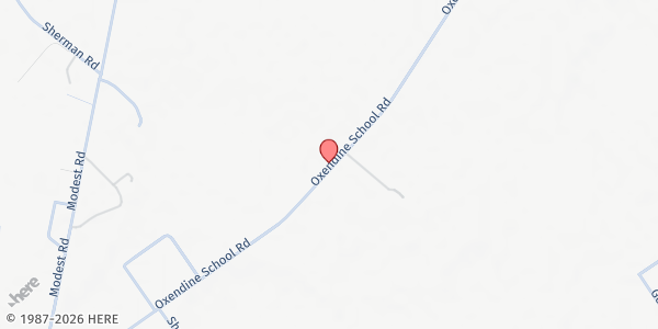 Map showing Friendly Pentecostal Holiness Church at 987 Oxendine School Rd., Maxton, NC