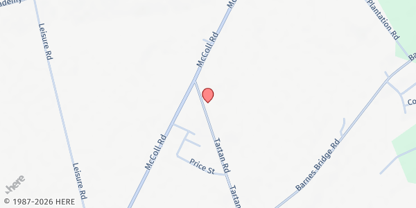 Map showing Community Baptist Church at 274 Langtree Rd., Mooresville, NC