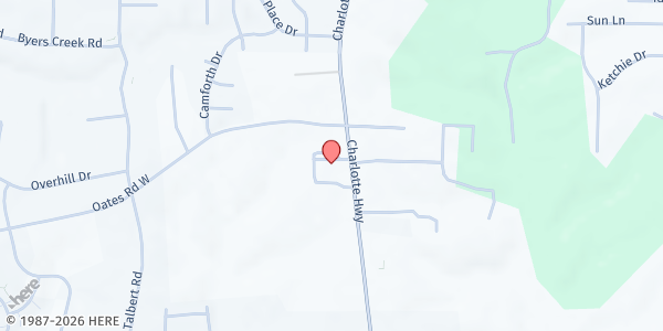 Map showing Feed NC at 2456 Charlotte Hwy, Mooresville, NC