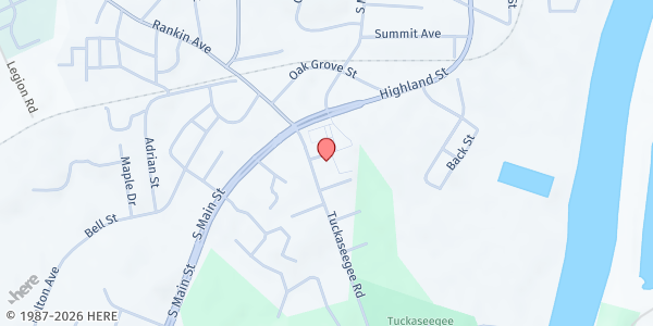Map showing Community Relief Organization (TEFAP Provider) at 2120 Spring Street, Mount Holly, NC