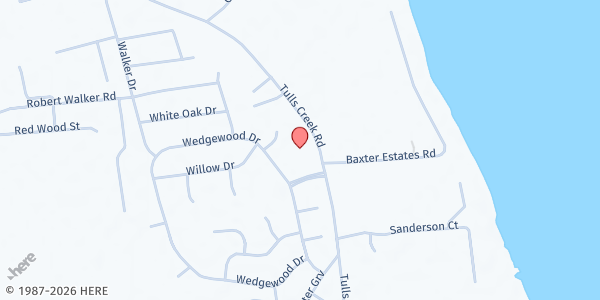 Map showing MFP Wedgwood Lakes at 121 Wedgewood Dr., Moyock, NC