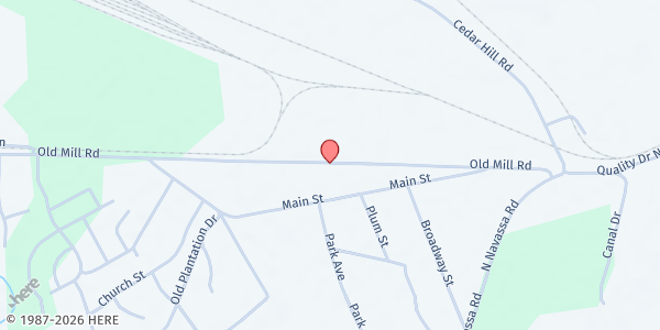 Map showing Countywide CDC - Navassa at 1183 Old Mill Rd., Navassa, NC