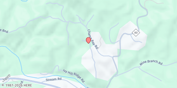 Map showing U-Turn Ministry at 35 Partner Ln., Newdale, NC
