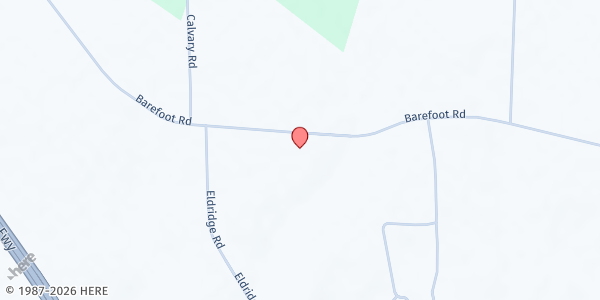 Map showing Western Assembly COC - Long Branch at 1921 Barefoot Rd., Newton Grove, NC