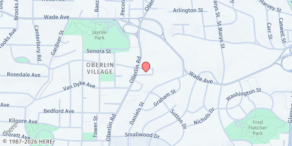 Map showing Interact at 1012 Oberlin Road, Oberlin Village, NC