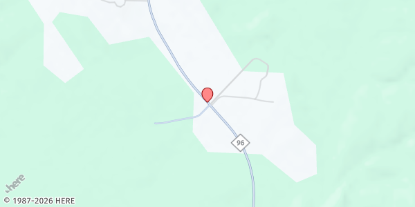 Map showing Belton Creek Baptist Church at 4153 State Highway 96, Oxford, NC