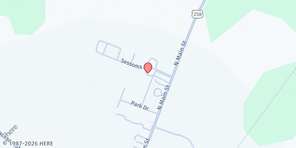 Map showing MFP- Northampton (CADA) at 120 Sessoms Dr., Rich Square, NC
