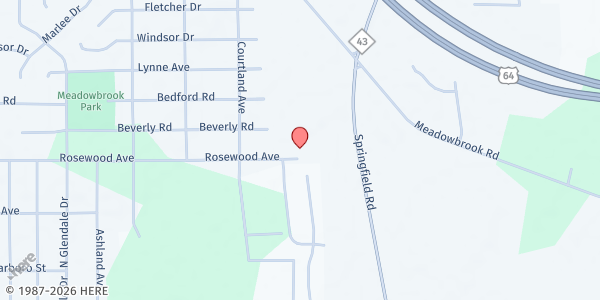 Map showing Greater St. Steven COC at 2108 Rosewood Ave., Rocky Mount, NC