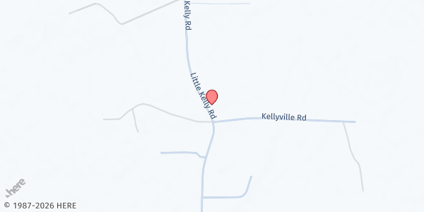 Map showing Hills Chapel Missionary Baptist Church at 2521 Little Kelly Rd., Rocky Point, NC