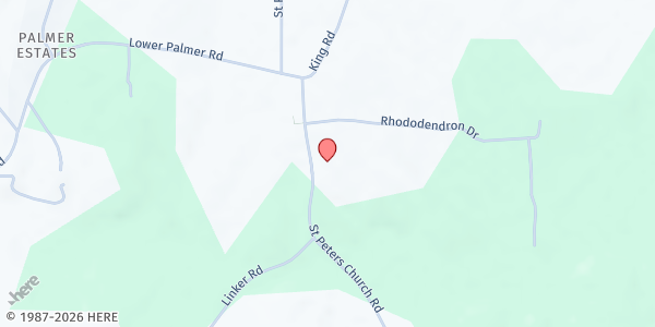 Map showing Rowan Helping Ministries- East Food Pantry at 2570 St. Peters Church Rd., Salisbury, NC