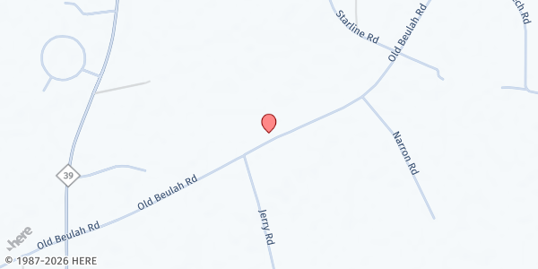 Map showing Pleasant Plain FWBC at 1991 Old Buelah Rd., Selma, NC