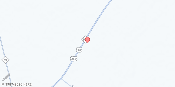 Map showing Victory & Dominion World at 1438 Hwy. 13, Snow Hill, NC