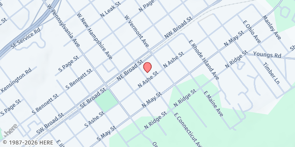 Map showing St. Anthonys We Care at 175 E. Connecticut Ave., Southern Pines, NC