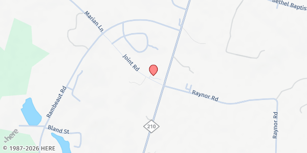 Map showing Loft Assistance Center Inc. at 62 Joint Rd., Spring Lake, NC
