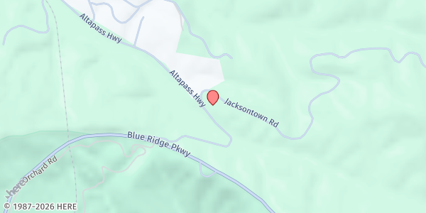 Map showing Neighbors Feeding Neighbors Food Ministry at 14 Jacksontown Rd, Spruce Pine, NC
