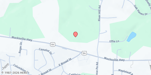 Map showing Energy United Foundation at 567 Mocksville Highway, Statesville, NC