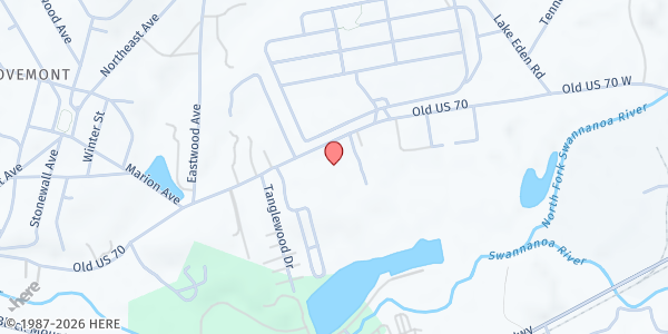 Map showing Owen Middle School Market at 730 Old US Hwy 70, Swannanoa, NC