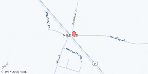 Map showing New Freedom Interracial Church Ministry at 36 Manning Rd., Tarboro, NC