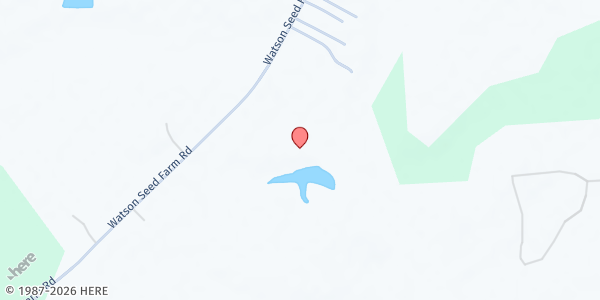 Map showing Baker Family Ministry at 12963 Watson Seed Farm Rd., Taylor Crossroads, NC