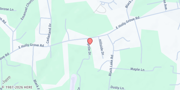 Map showing Fairgrove Family Resource Center at 159 Myrtle Drive, Thomasville, NC