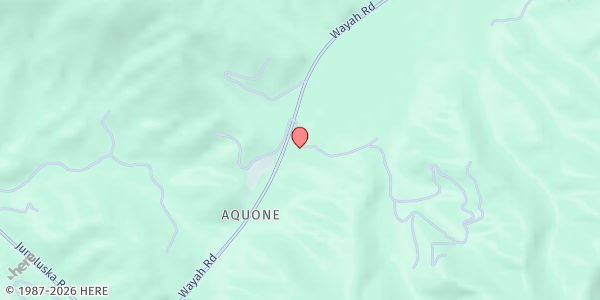 Map showing Nantahala (@ Aquone Baptist Church) at 71 Old School Rd, Topton, NC