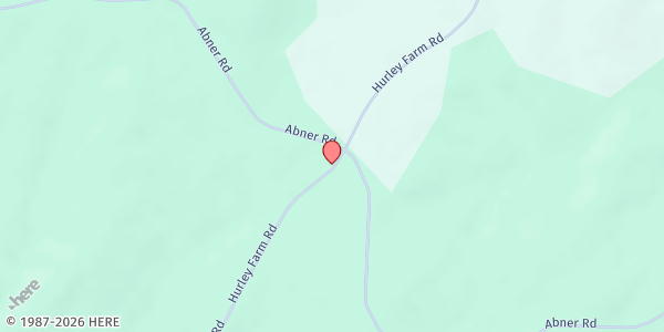 Map showing Montgomery Council on Aging-Abner at 905 Abner Rd., Troy, NC