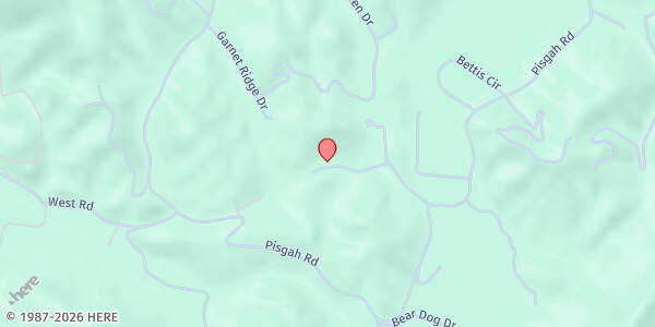 Map showing Andrews Emergency Food Pantry at 248 Kraft Holler Dr., Valleytown, NC