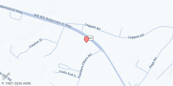 Map showing Deeper Life Ministries at 4371 US 264 W, Washington, NC